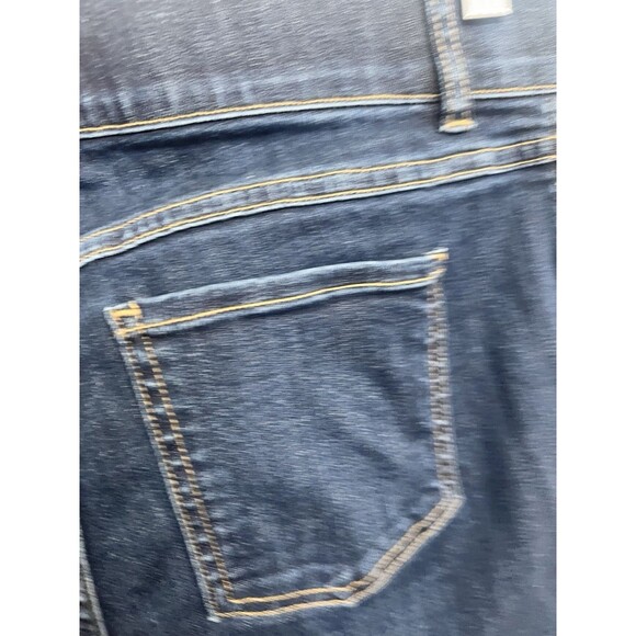 Spanx Women's Midnight Shade Blue Denim Ankle Skinny Pull On Jegging Jean Medium - Picture 4 of 7